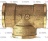 FFF 3/4 BRASS TEE - 10PCS