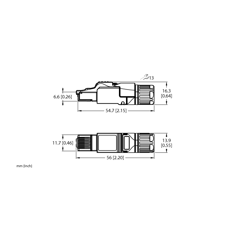 Разъем разборный Turck FW-RRSSP0822-IE-I-0510 