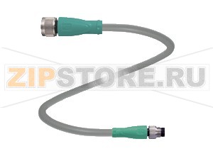 Кабель датчика-исполнительного устройства Connection cable V1-G-2M-PUR-V31-GM Pepperl+Fuchs Описание оборудованияConnection cable, M12 to M8, PUR cable, 4-pin