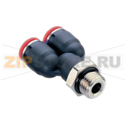 Соединитель Y-образный, поворотный, резьбовой, G1/4, Ø: 8 мм Norgren C02880828 