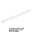 St.Steel handle tube Ext.D=18 Th=1 L=518 Unox XF 133