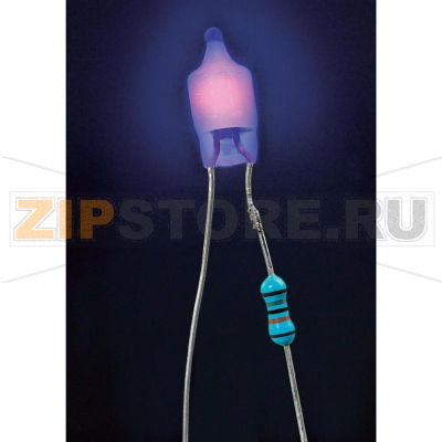 Лампа 115 В, 230 В, цоколь: проволока, синяя, 1 шт Barthelme 00081013/4 