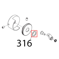Rondell. spess. DIN988, 14x20x0.5 Sirman Anniversario 300