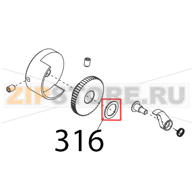 Rondell. spess. DIN988, 14x20x0.5 Sirman Anniversario 300 Rondell. spess. DIN988, 14x20x0.5 Sirman Anniversario 300Запчасть на деталировке под номером: 316