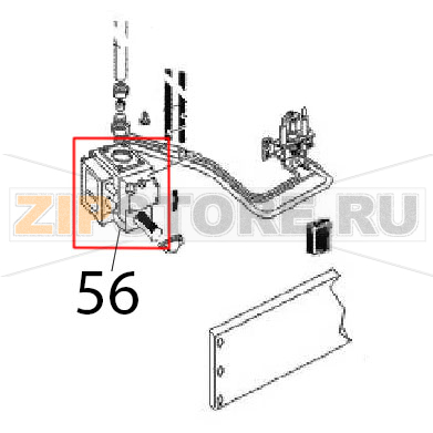 Gas thermost. novasit 820 1/2&quot;&quot; Angelo Po FC241G Gas thermost. novasit 820 1/2"" Angelo Po FC241GЗапчасть на деталировке под номером: 56