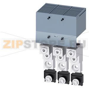 КЛЕММА ДЛЯ КРУГЛОГО ПРОВОДА 2 CABLES С ВСПОМ. ПРОВОДН. 3 ШТ. ПРИНАДЛЕЖНОСТЬ ДЛЯ: ВТЫЧНЫХ/ВЫКАТНЫХ 3VA2 400/630 Siemens 3VA9483-0JC23 