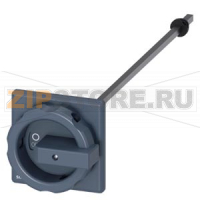 Аксессуар для 3KD0 типоразмер 01/02 door-coupling rotary operating mechanism Complete operating mechanism, gray without tolerance compensation, shaft 6x6, 300mm Siemens 3KD9001-5