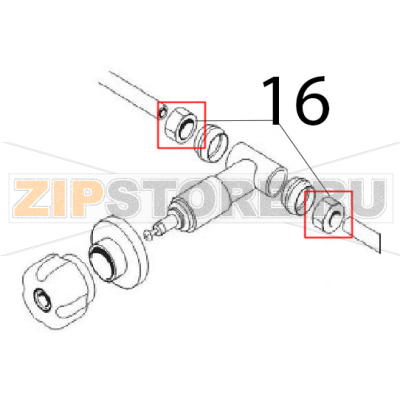 Bicone nut Ø: 10 Angelo Po 0G1CP1E Bicone nut Ø: 10 Angelo Po 0G1CP1EЗапчасть на деталировке под номером: 16