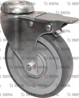 ROULETTE INOX AVEC FREIN