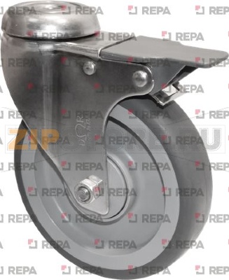 ROULETTE INOX AVEC FREIN 