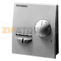 QAX33.1 - Комнатный модуль с датчиком, задатчиком уставки и переключателем режимов работы и выбором скоростей вентилятора; интерфейс PPS2 Siemens QAX33.1