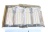 LOT DE 4 PIEDS INOX HAUTEUR 140-202 MM