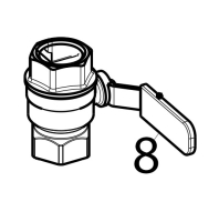 Valve 1" FF Tecnoinox DCP35E0