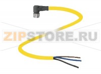 Кабель датчика-исполнительного устройства Female connector V3-WM-YE2M-PVC-U Pepperl+Fuchs