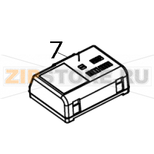 Аккумулятор Li-ion 3.7 В TSC Alpha-2R Батарея аккумуляторная Li-ion 3.7 В для принтера TSC Alpha-2RЗапчасть на деталировке под номером: 7