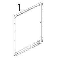 Porta interna inox Unox XV 703G