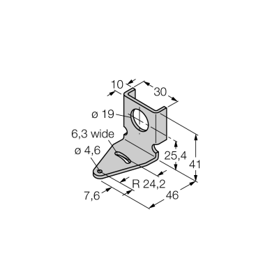 Кронштейн монтажный Turck SMB18Q 