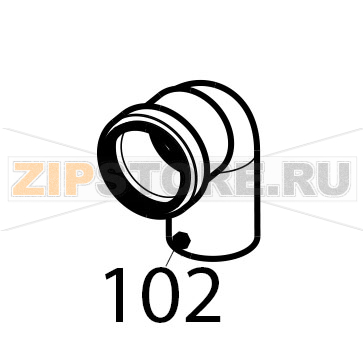 Elbow Tecnoinox EFC10M Elbow Tecnoinox EFC10MЗапчасть на деталировке под номером: 102