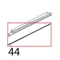 Profilo porta sil nero P346 Unox XV 703G