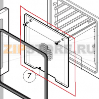 Fan guard panel assembly Lainox MVE051P                                                                                         