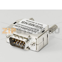 оконцовка шины RS485 с встроенным резистором 220 Ом между контактами 3 и 8 1 x 9-конт. штекерн.вывод D-sub Siemens 7XV5103-5AA00