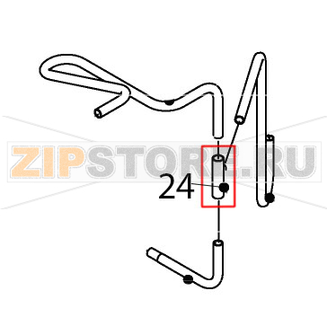 Tee Hoshizaki IM-65NE Tee Hoshizaki IM-65NEЗапчасть на деталировке под номером: 24