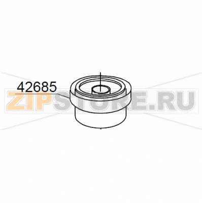 Bell-shape DIHR GS 40 Bell-shape DIHR GS 40Запчасть на деталировке под номером: 42685Название запчасти на английском языке: Bell-shape DIHR GS 40