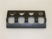 FACEPLATE BLACK 4 KEYS