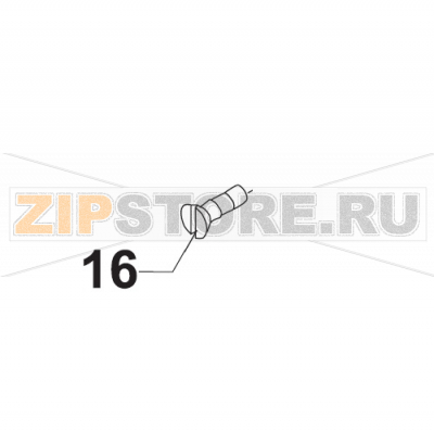 Slotted Screw St.Acidres.M5x16 DIN963 Bear Varimixer AR40 VL-1S                                                        Slotted Screw St.Acidres.M5x16 DIN963 Bear Varimixer AR40 VL-1SЗапчасть на сборочном чертеже под номером: 16Название запчасти на датском&nbsp;языке: Slotted Screw St.Acidres.M5x16 DIN963 Bear Varimixer AR40 VL-1S