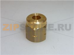 DADO OTTONE M8x1 PER TUBO PTFE ø 4 mm 