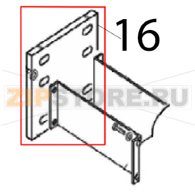 Plate Angelo Po C165D Plate Angelo Po C165DЗапчасть на деталировке под номером: 16