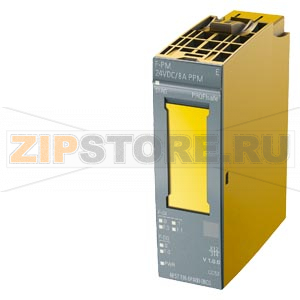SIPLUS ET 200SP, модуль питания F-PM-E 24VDC/8A PPM RAIL для применения на ж/д, рабочая температура -25 ... +60&amp;#176;C, до +70&amp;#176;C в течение 10 минут, со стойким покрытием, на основе 6ES7136-6PA00-0BC0 . модуль питания F-PM-E, PPM PROFISAFE, =24 В, отк 