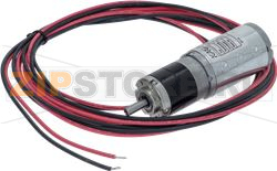 DC motor with gear for cleaning system 