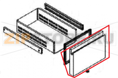 Drawer unit 1/2 Sagi KTIB2   Drawer unit 1/2 Sagi KTIB2Запчасть на 