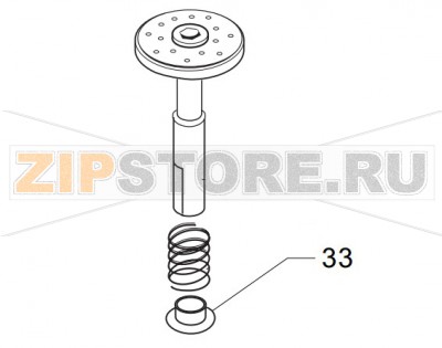 Втулка пластиковая для поршня заварочного блока Saeco Royal Professional Втулка пластиковая для поршня заварочного блока для кофемашины Saeco Royal ProfessionalЗапчасть на деталировке под номером: 33Количество запчастей в комплекте: 1Оригинальное название запчасти Saeco: Boccola x pistone neutro