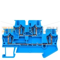 КЛЕММА ДВУХРЯДНАЯ ПРУЖИННОЕ ПОДСОЕДИНЕНИЕ, СЕЧЕНИЕ: 0,14 - 1.5 MM2, ШИРИНА: 4.2 MM, СИНЯЯ Siemens 8WH2020-0AE01