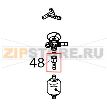 Адаптер 3/8&quot; 068-206066 Abat ЛГ-250Ч-02 Адаптер 3/8" 068-206066 Abat ЛГ-250Ч-02Запчасть на деталировке под номером: 48