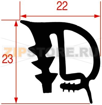 УПЛОТНИТЕЛЬ ПЕЧИ 775Х460 ММ 
