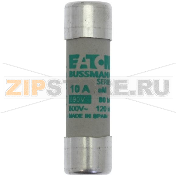 Предохранитель, 10 A, AC 690 В, 80 кА, 14x51 мм, aM, IEC Eaton CYLINDRICAL FUSE 14x51 10A AM 69 