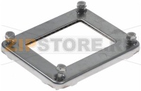 Cooking chamber light frame incl. glass