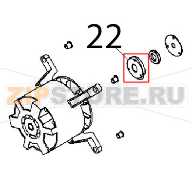 Supporto anello tenuta Angelo Po FX101G2 Supporto anello tenuta Angelo Po FX101G2Запчасть на деталировке под номером: 22