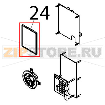 Scheda elettr. LCD con flat Angelo Po FX201G3 Scheda elettr. LCD con flat Angelo Po FX201G3Запчасть на деталировке под номером: 24