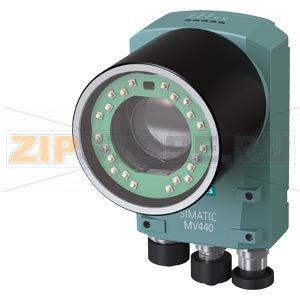 SIMATIC MV440 SR считыватель кода. Разрешение: 640 х 480 пикселей, для 1D/2D кодов и OCR, POE, IP67 (MIT 6GF3440-8AC1X), Комплект: считыватель, CD-ROM диск и защ. корпус , (БЕЗ: кабеля, подсветки, объектива, лицензий) Siemens 6GF3440-1CD10 