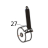Ribbon rewind cap Godex EZ-1105