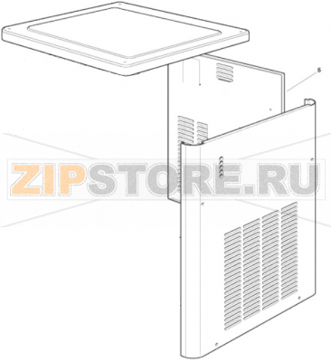 Rechte wand Scotsman MF 36 Rechte Wand Scotsman MF 36Запчасть на сборочном чертеже под номером: 5Название запчасти Scotsman на немецком&nbsp;языке: Rechte Wand Scotsman MF 36