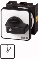 Кнопка включения, контакты: 1, 20 A, панель: 0<1, 45°, без фиксации Eaton T0-1-8204/E