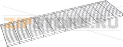 ОПОРНАЯ РЕШЕТКА ИЗ НЕРЖАВЕЮЩЕЙ СТАЛИ 488X160 ММ ДЛЯ ЧАШКИ 
