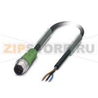 Кабель для датчика / исполнительного элемента Phoenix Contact SAC-3P-M12MS/10,0-PUR