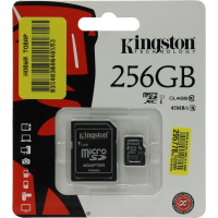 Карта памяти 256 Гб Kingston SDC10G2-256GB