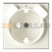 Накладка для розетки с 2хUSB ЗУ, белая ABB 2CLA858830A1101